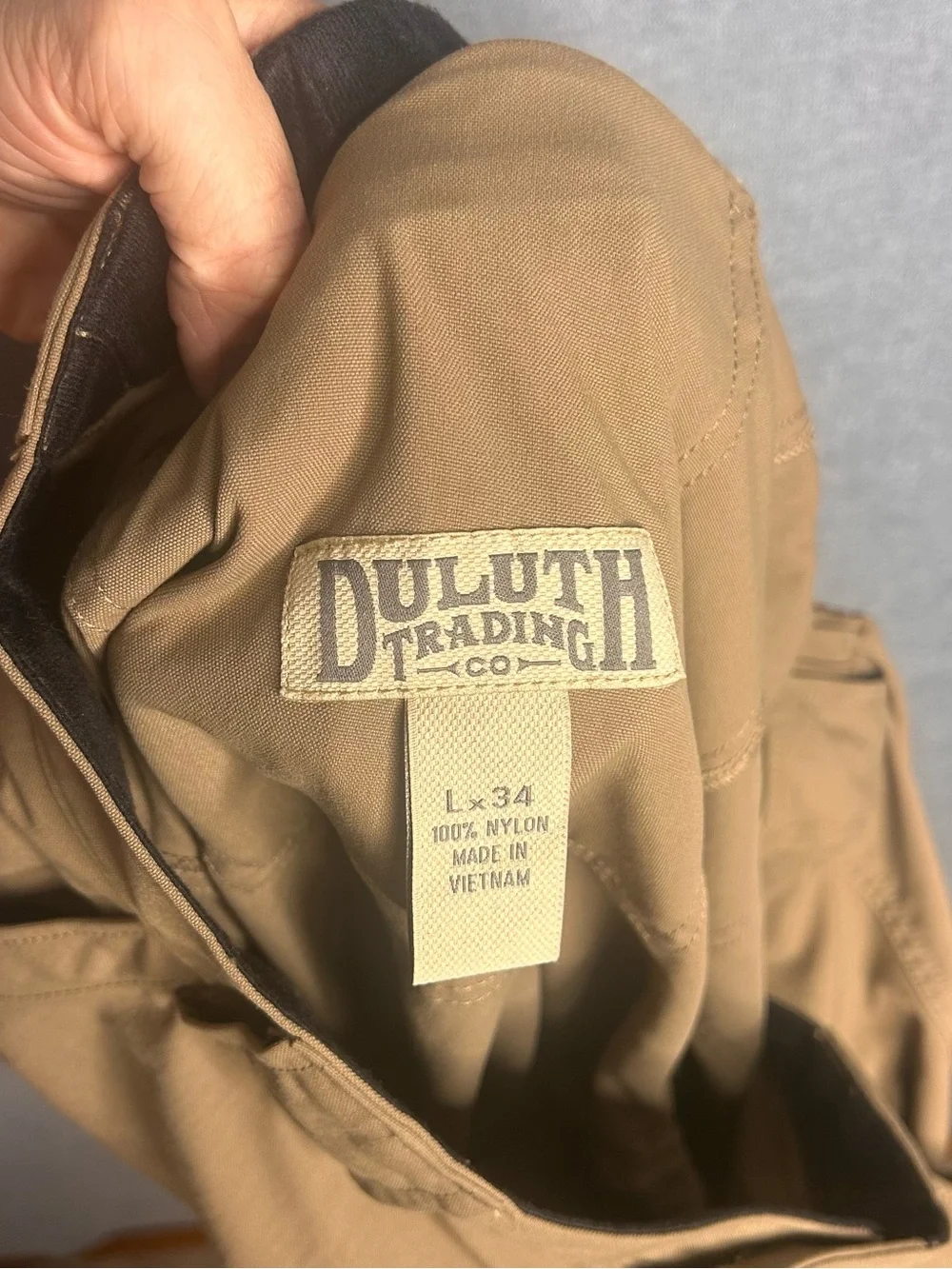 Duluth Trading Co lightweight tan